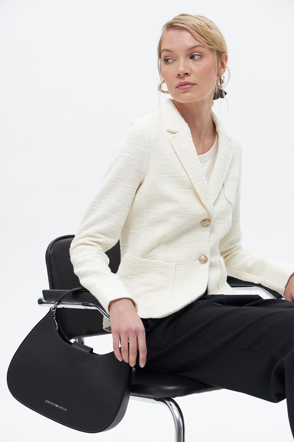 Жакет Oui женский молочный