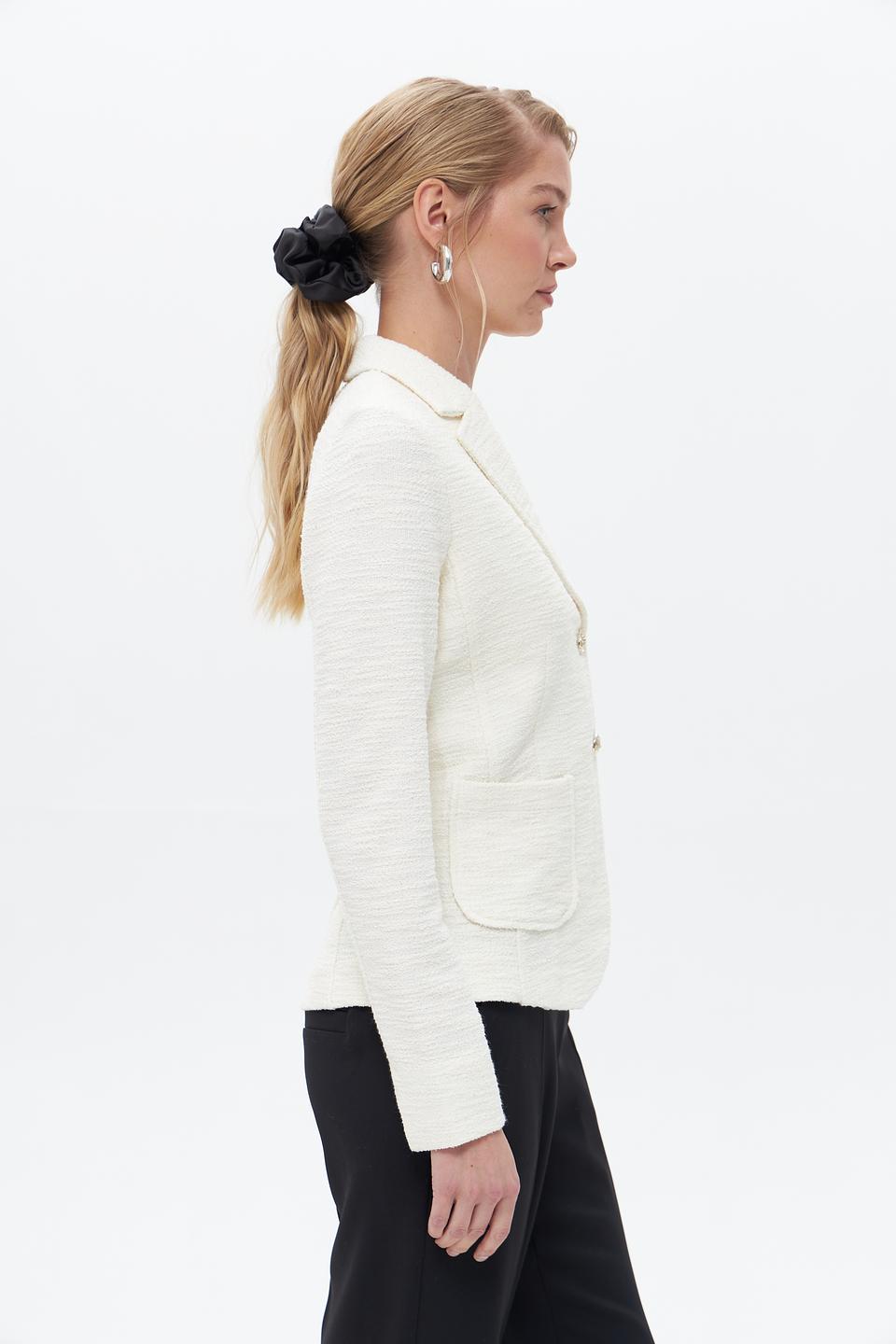 Жакет Oui женский молочный