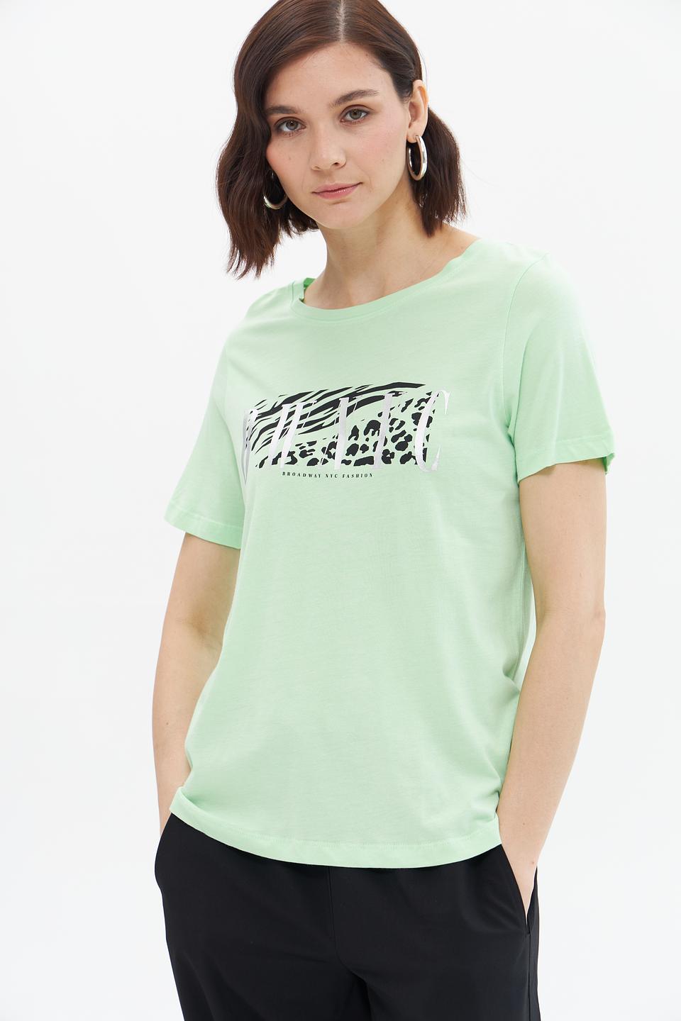 Футболка Broadway с принтом мятная