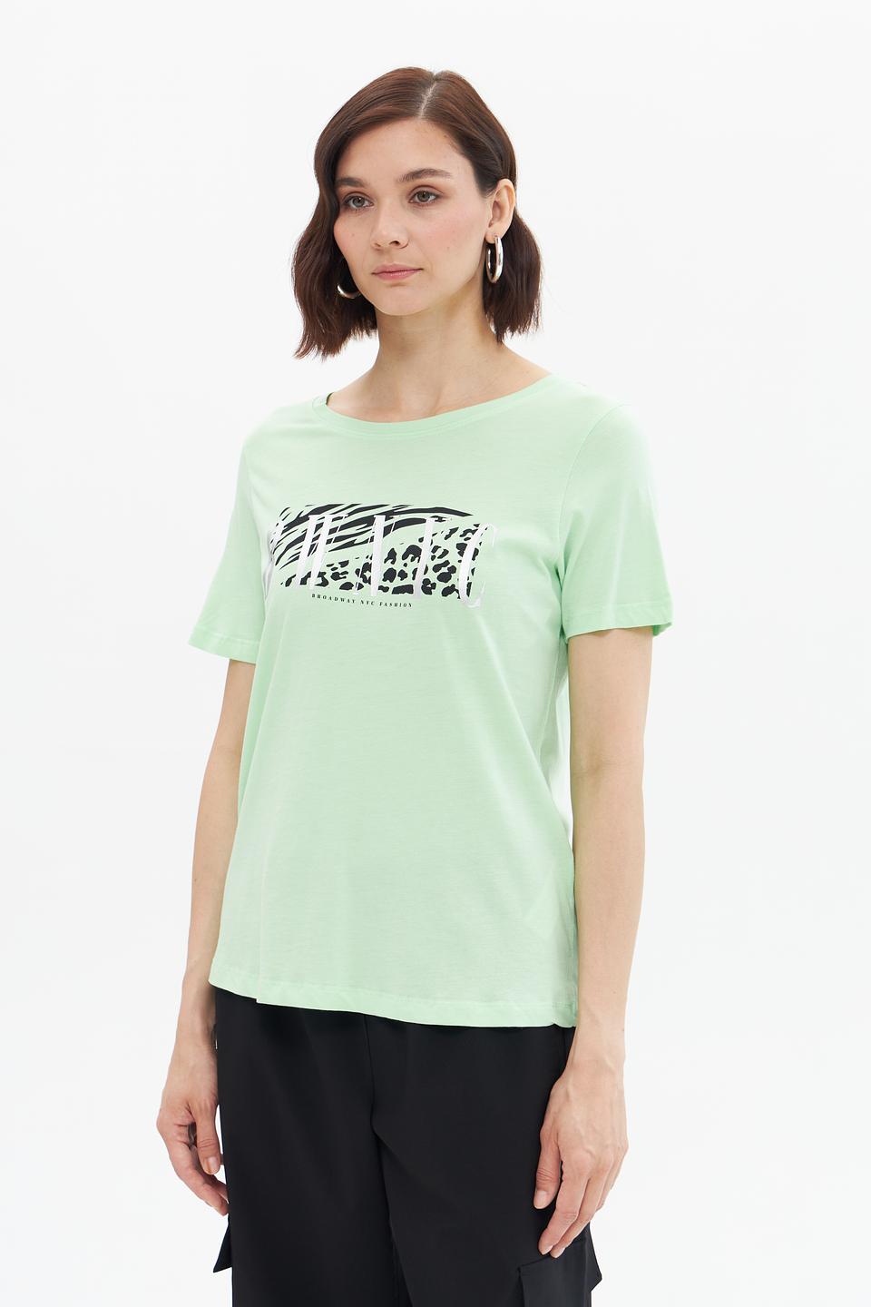 Футболка Broadway с принтом мятная
