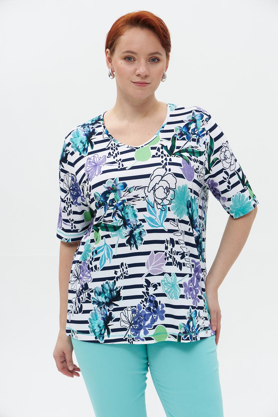 Футболка Gollehaug с цветочным принтом