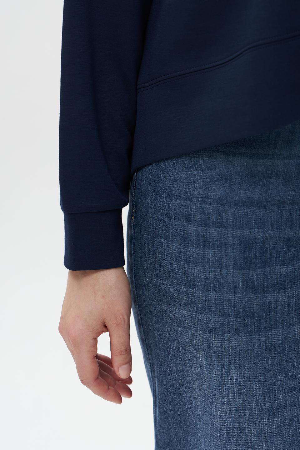 Пуловер Catnoir тёмно-синий с полосками