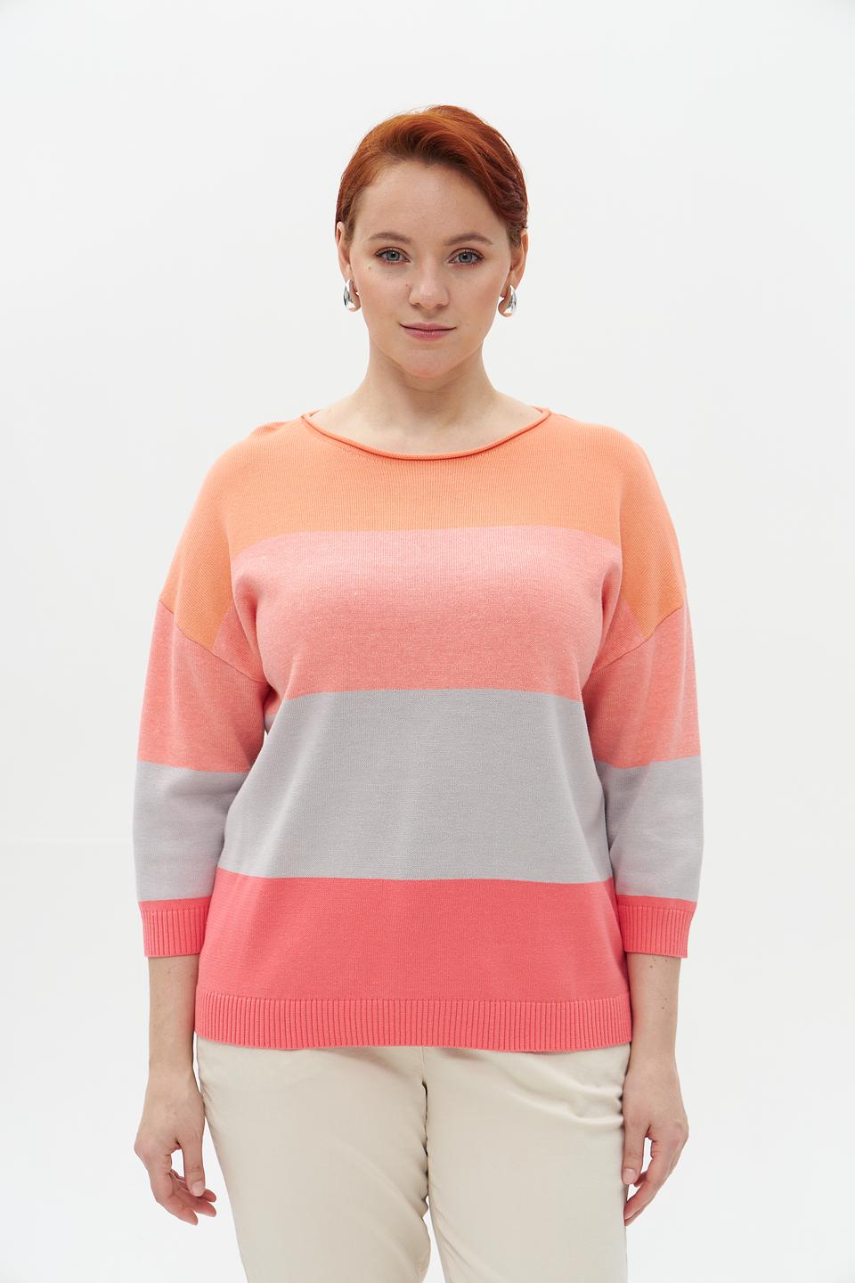 Пуловер в полоску Lebek