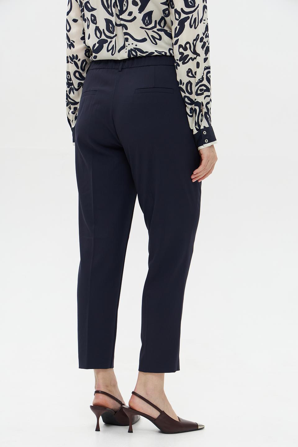 Брюки классические Samoon темно-синие