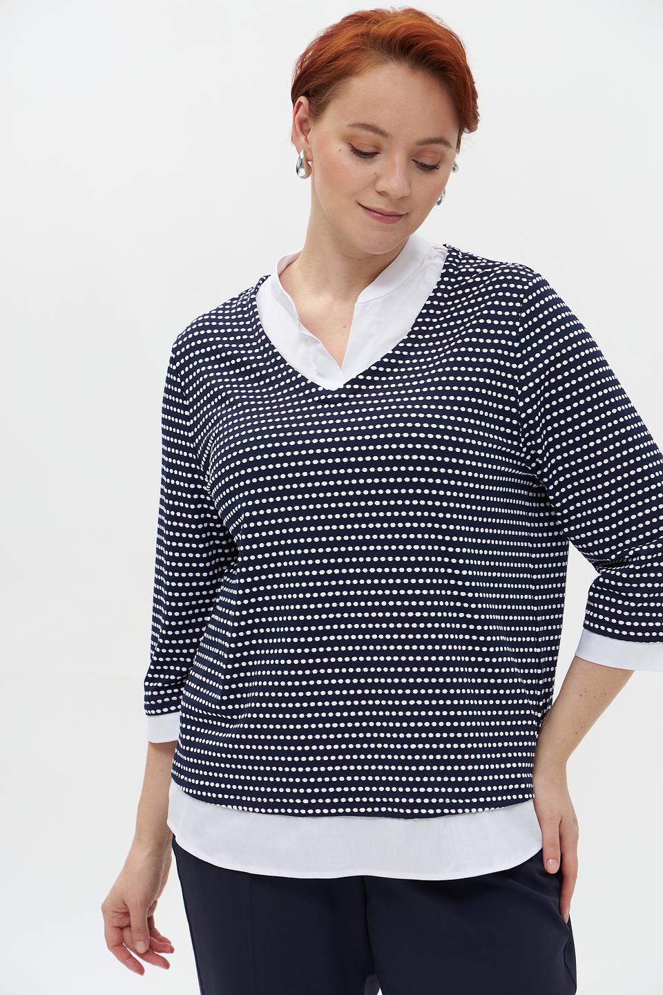 Пуловер Frank Walder в полоску