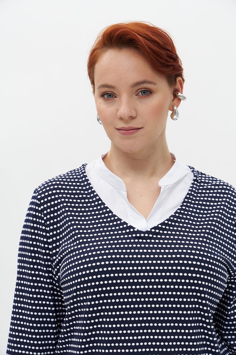 Пуловер Frank Walder в полоску