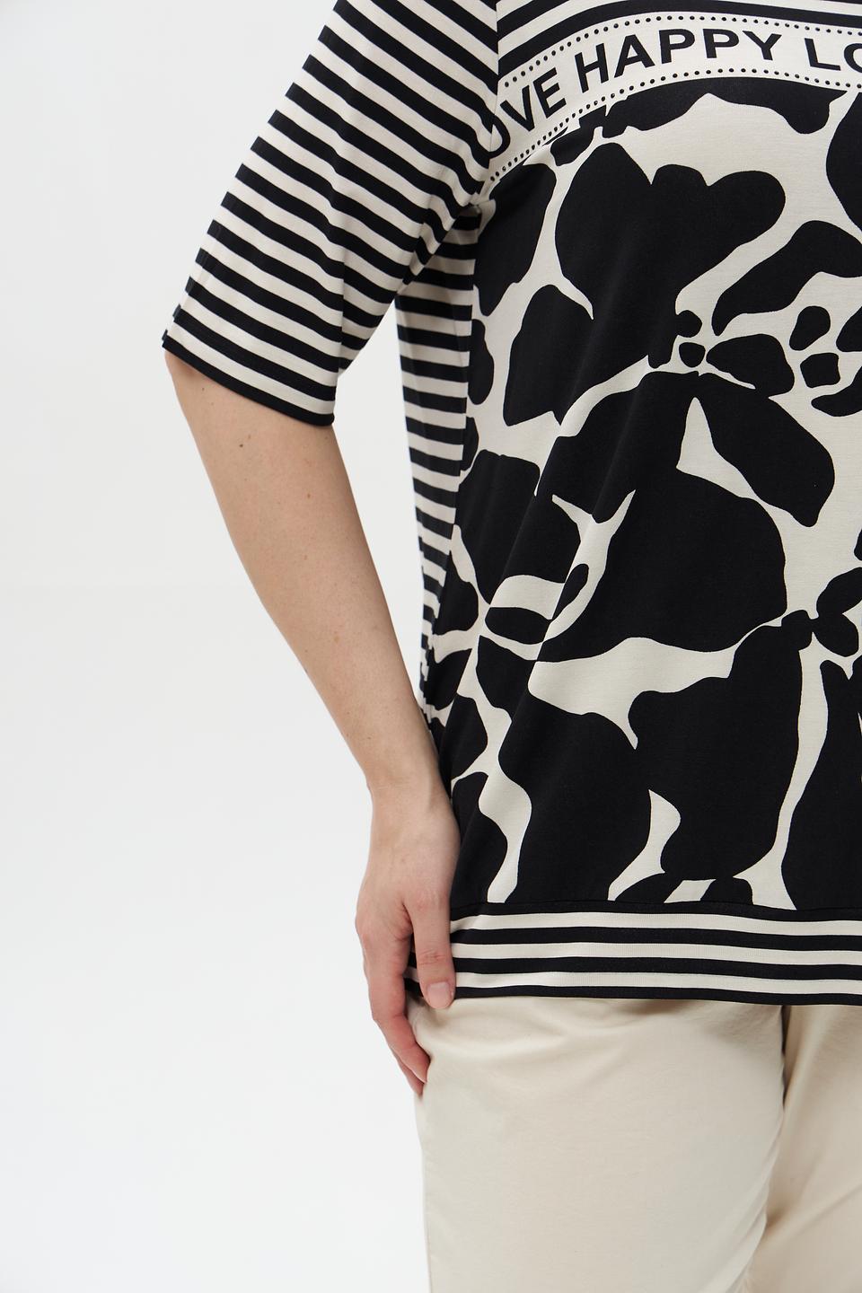 Футболка Via Appia с цветочным принтом