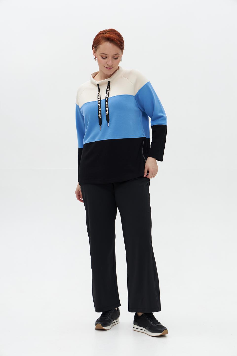 Брюки Frapp клёш чёрные