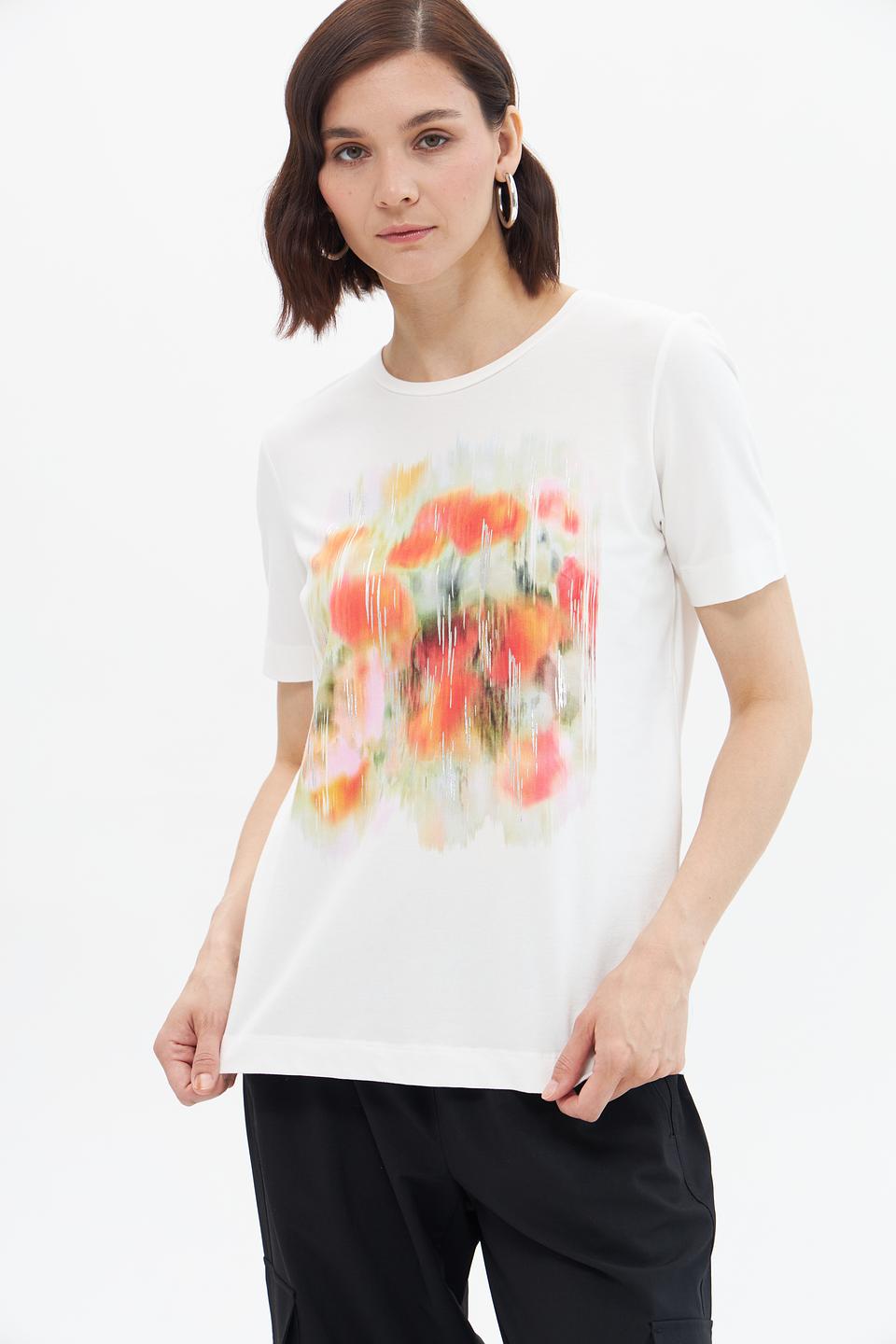 Футболка Gerry Weber с принтом белый