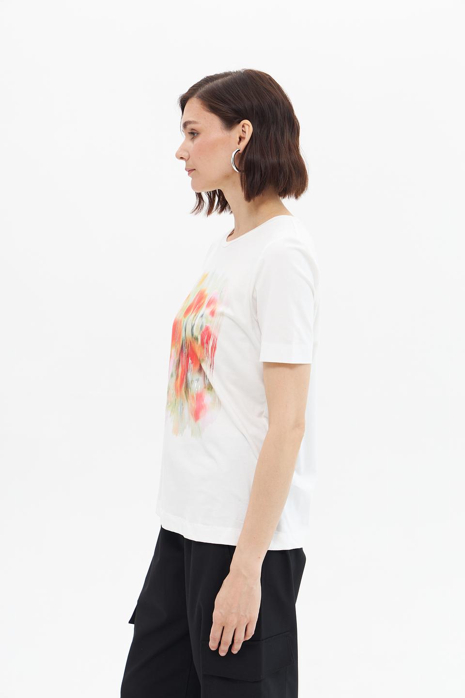 Футболка Gerry Weber с принтом белый