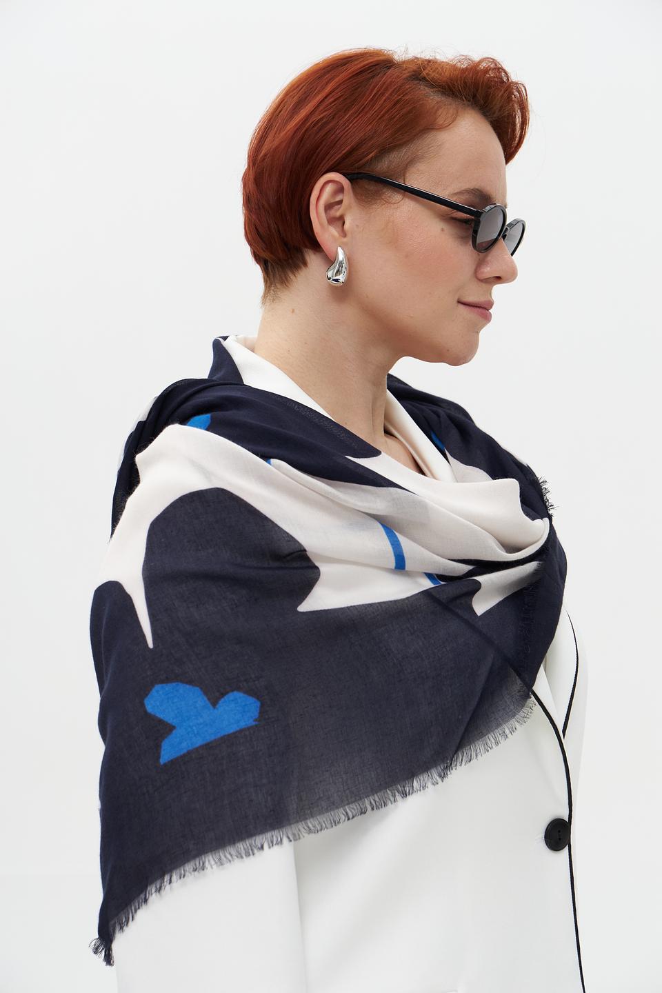 Платок Oui с цветочным принтом