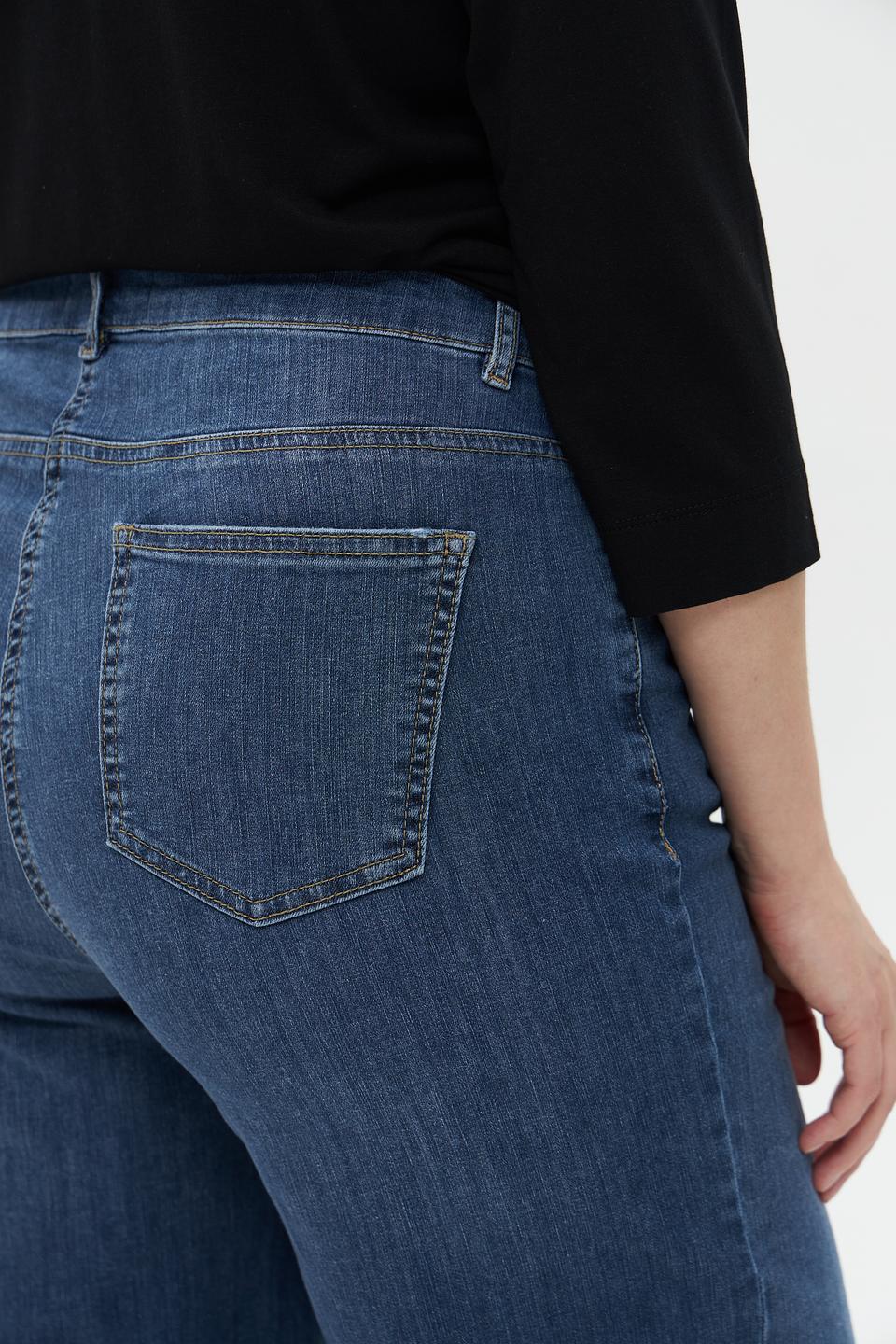 Джинсы Frapp клеш синие