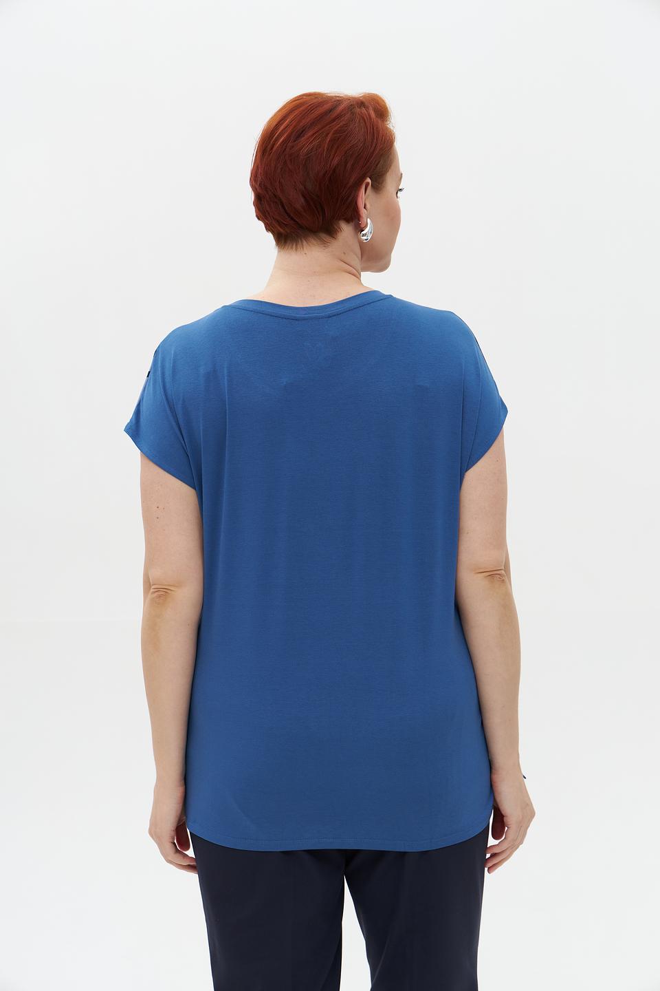 Блузка Lebek с принтом креветок