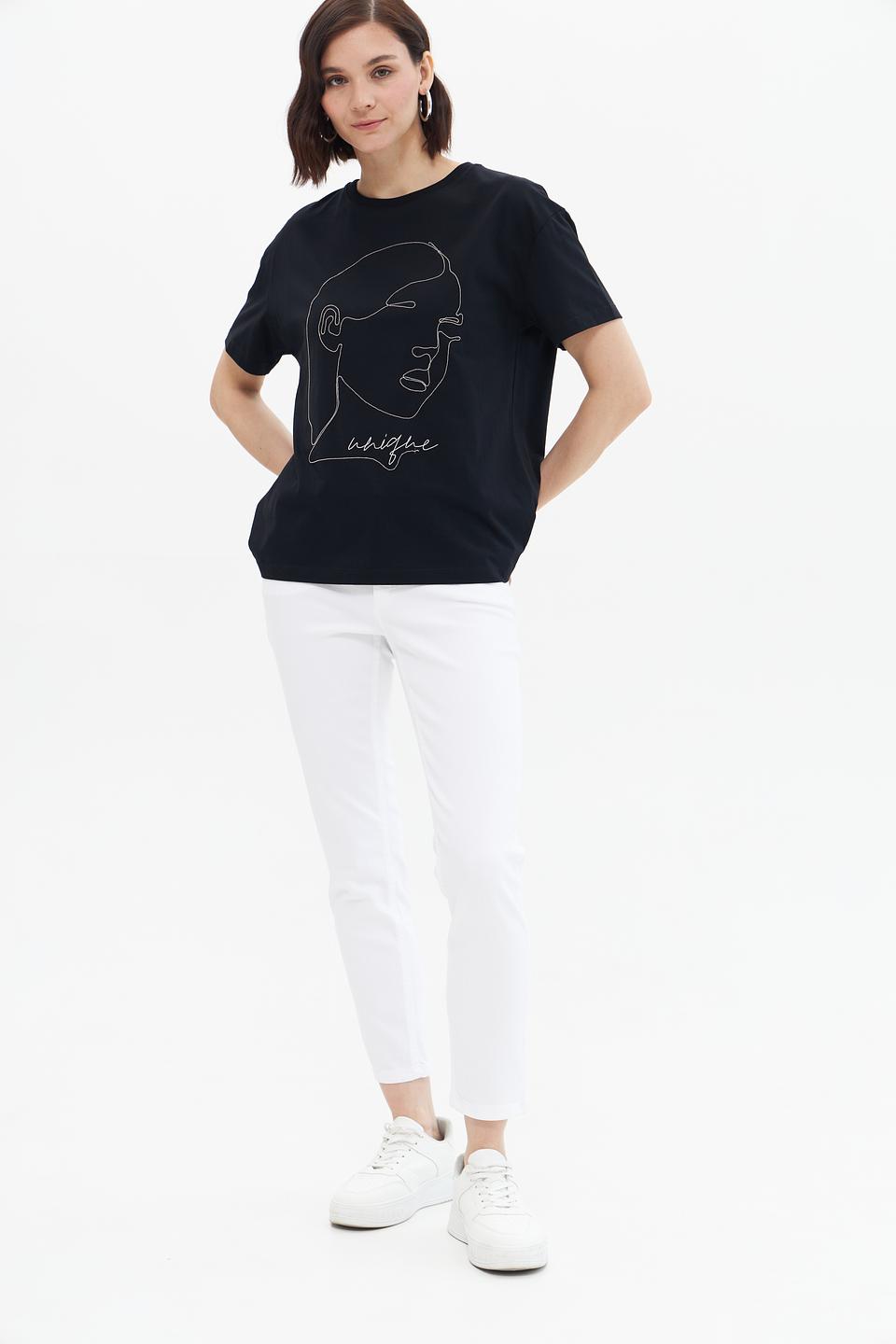 Джинсы Oui белые прямые