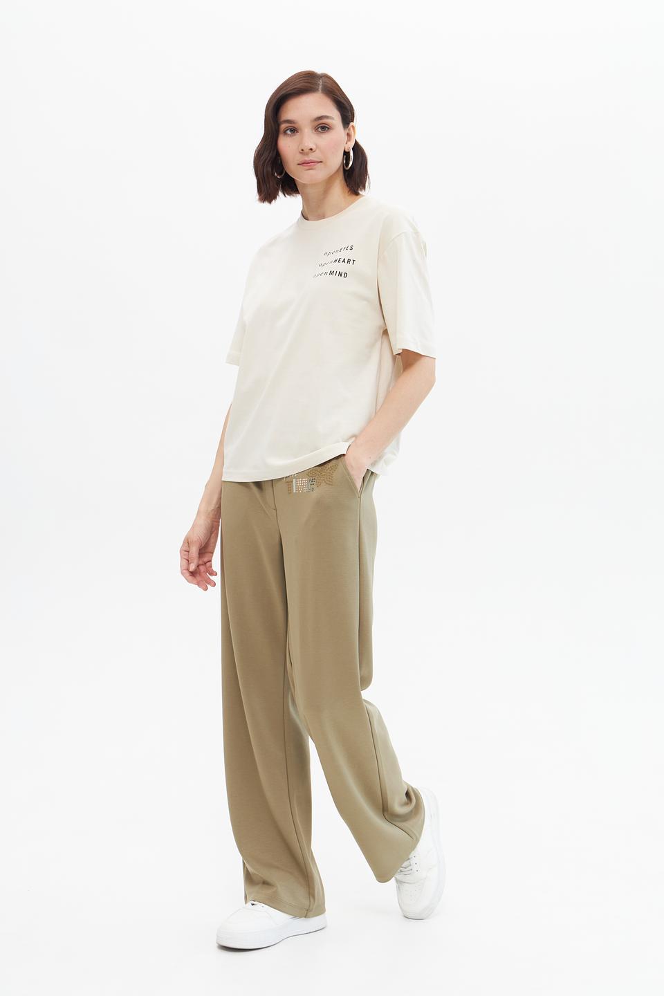 Брюки трикотажные Betty Barclay хаки