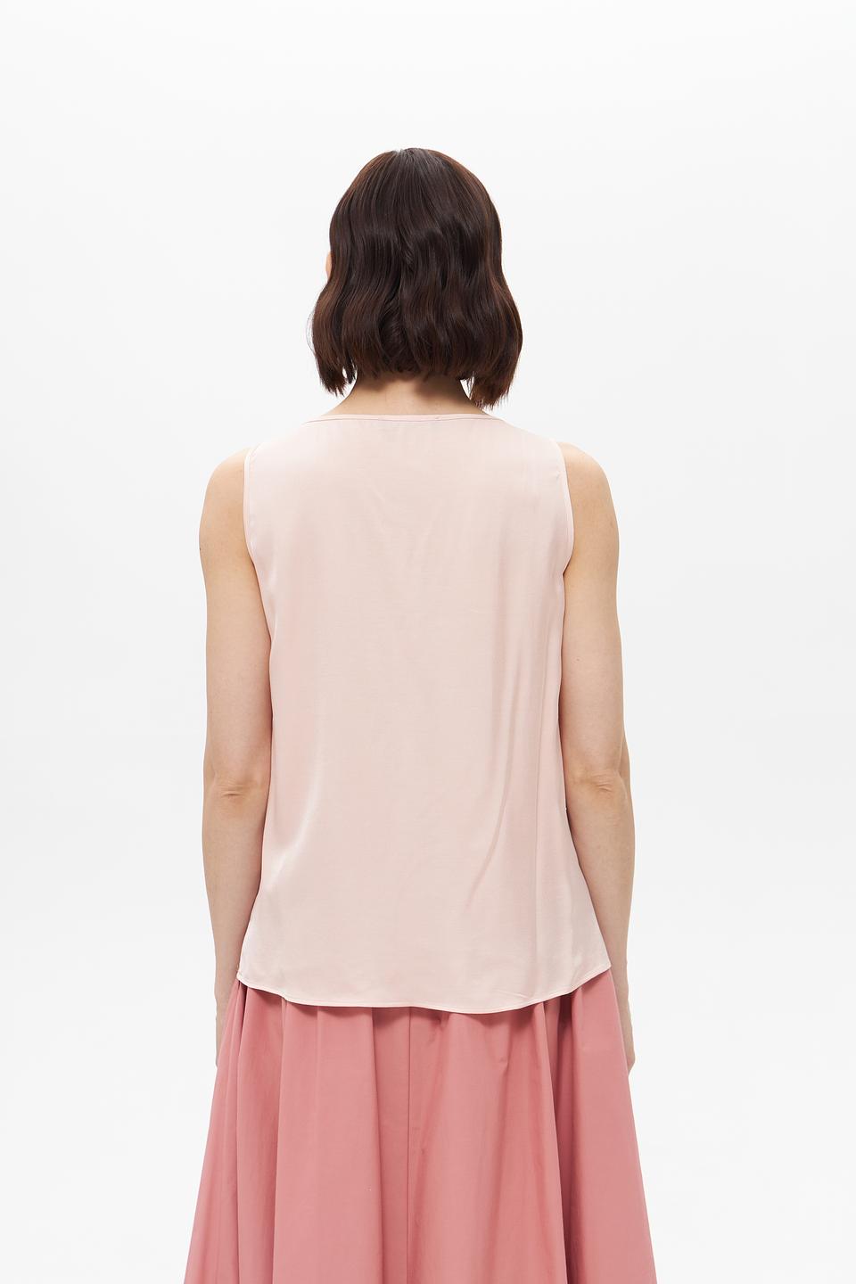 Топ Oui женский пудровый