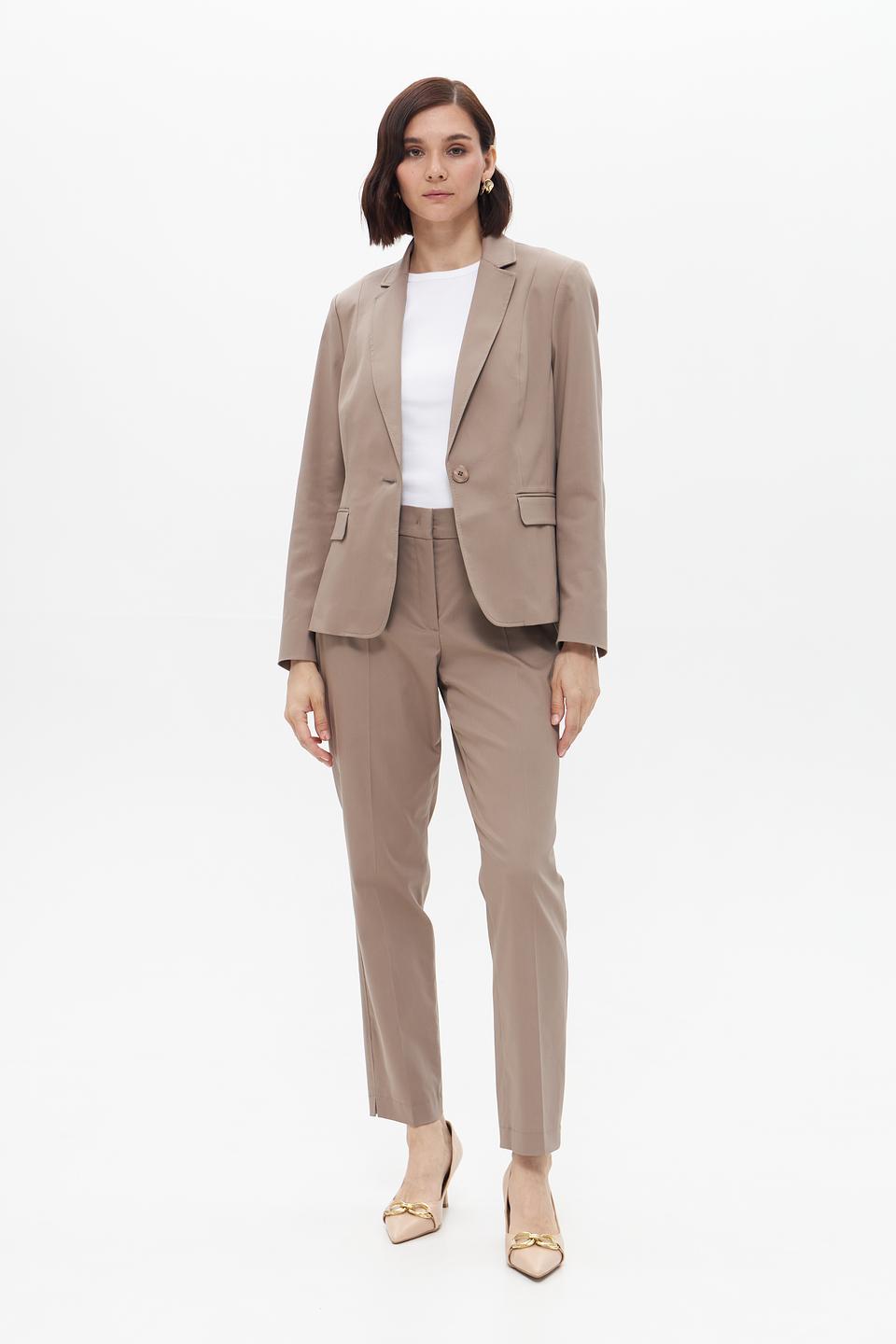 Жакет Bianca приталенный бежевый