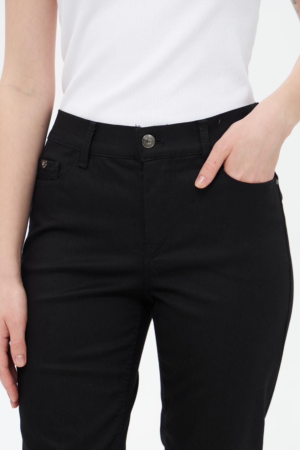 Джинсы Gardeur чёрные прямые