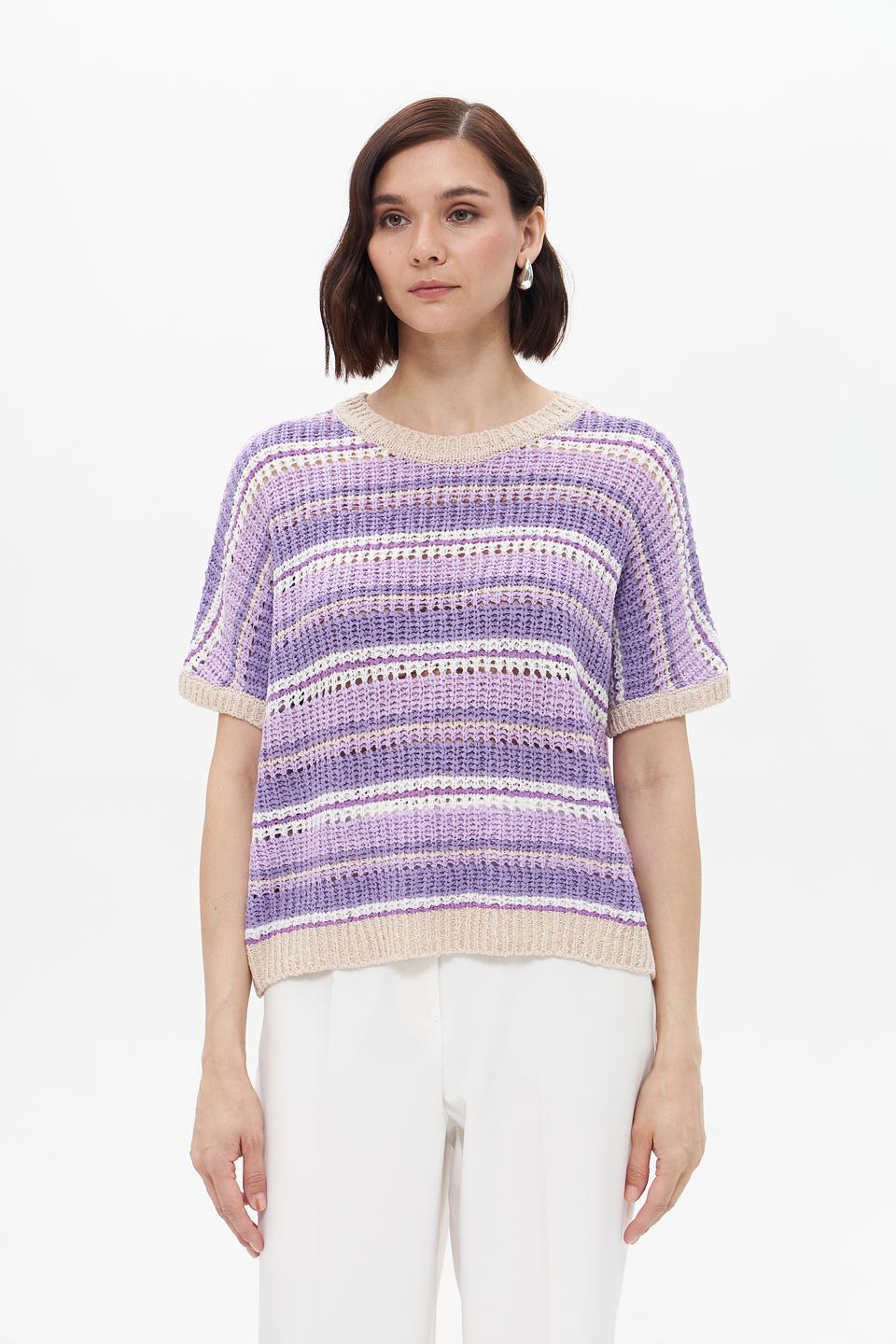 Пуловер Betty and Co в полоску