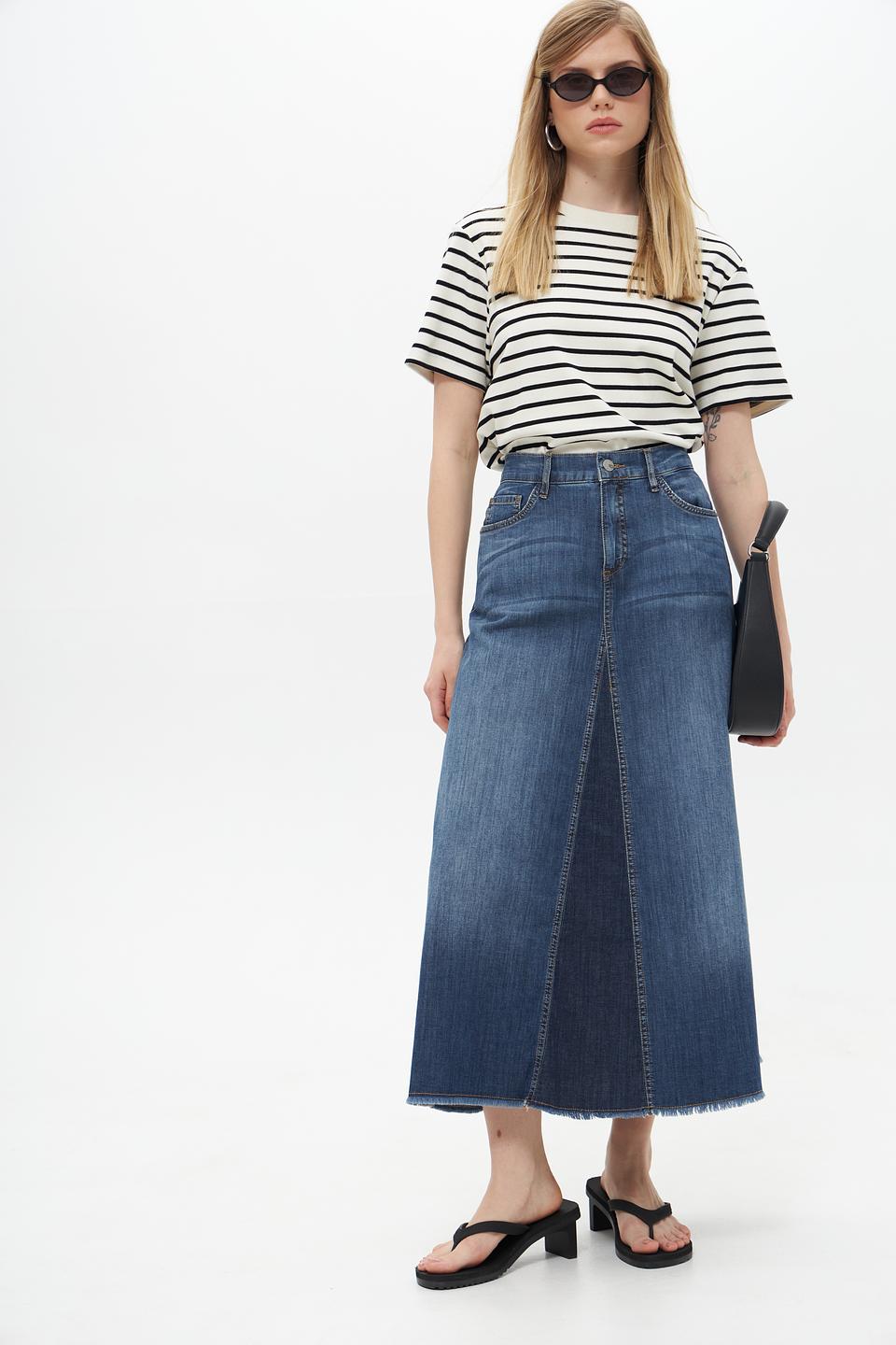 Юбка Lecomte джинсовая миди