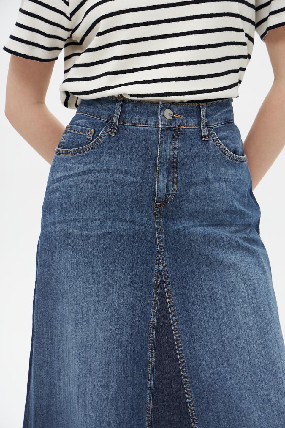 Юбка Lecomte джинсовая миди