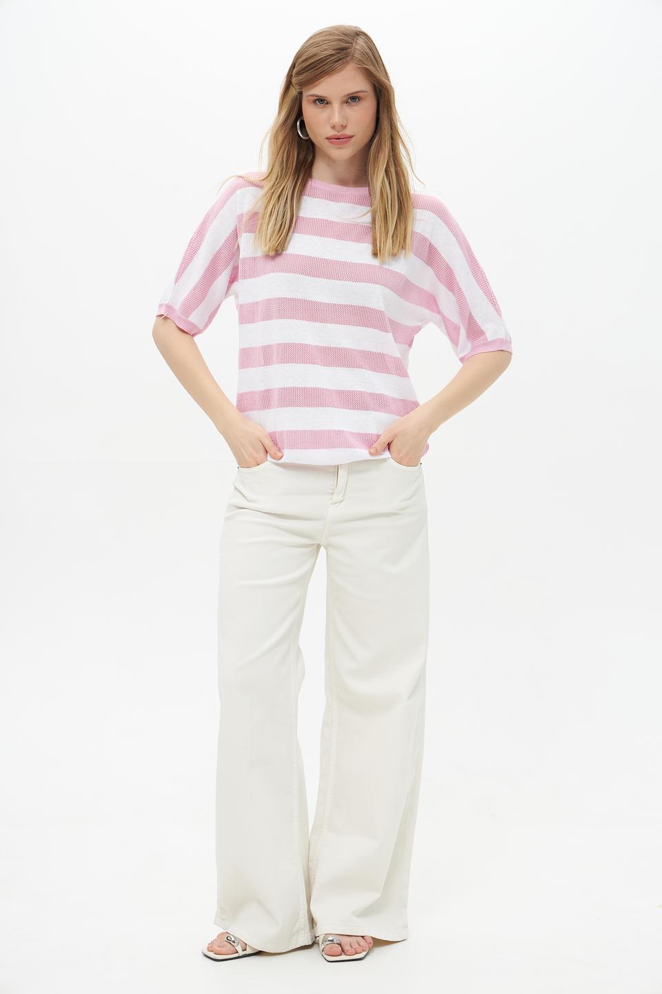 Пуловер Rabe collection в полоску