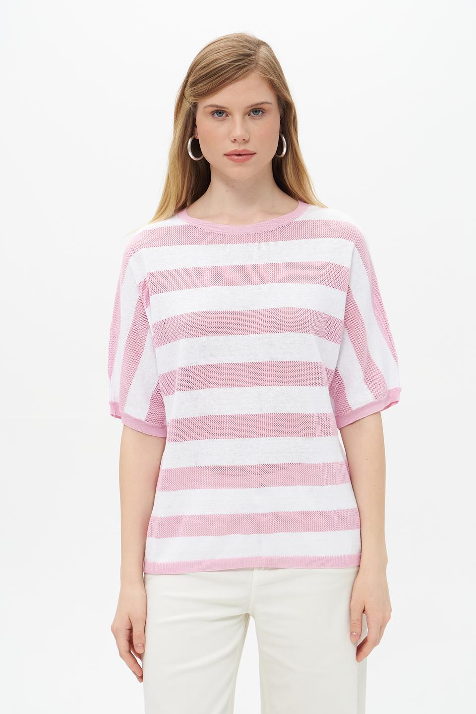 Пуловер Rabe collection в полоску