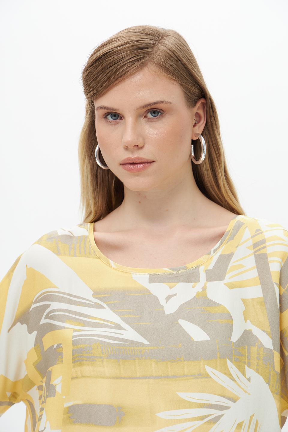 Блуза Lecomte с принтом