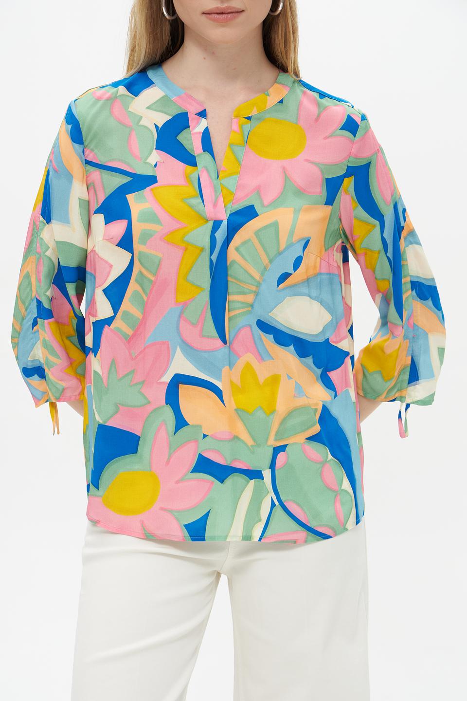 Блузка Lecomte с цветочным принтом