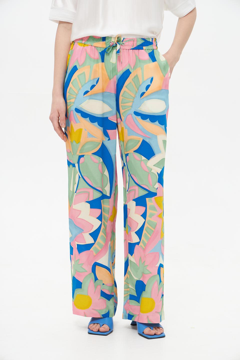 Брюки Lecomte с цветочным принтом