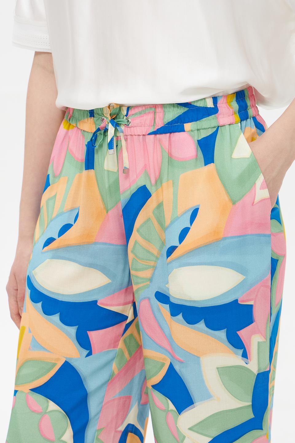 Брюки Lecomte с цветочным принтом