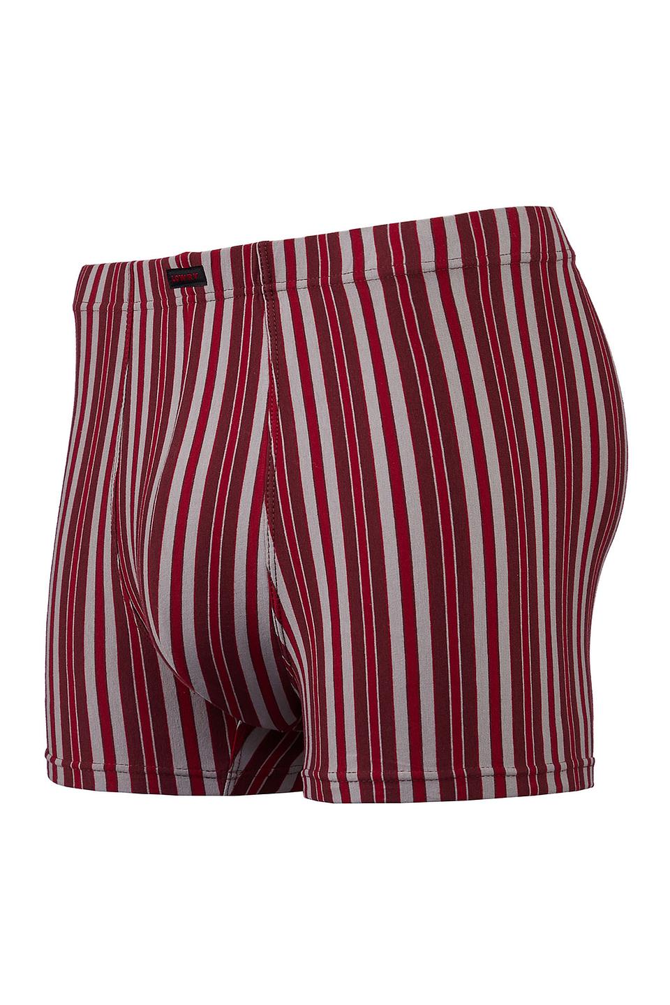 Трусы-боксеры Lowry в полоску бордовый