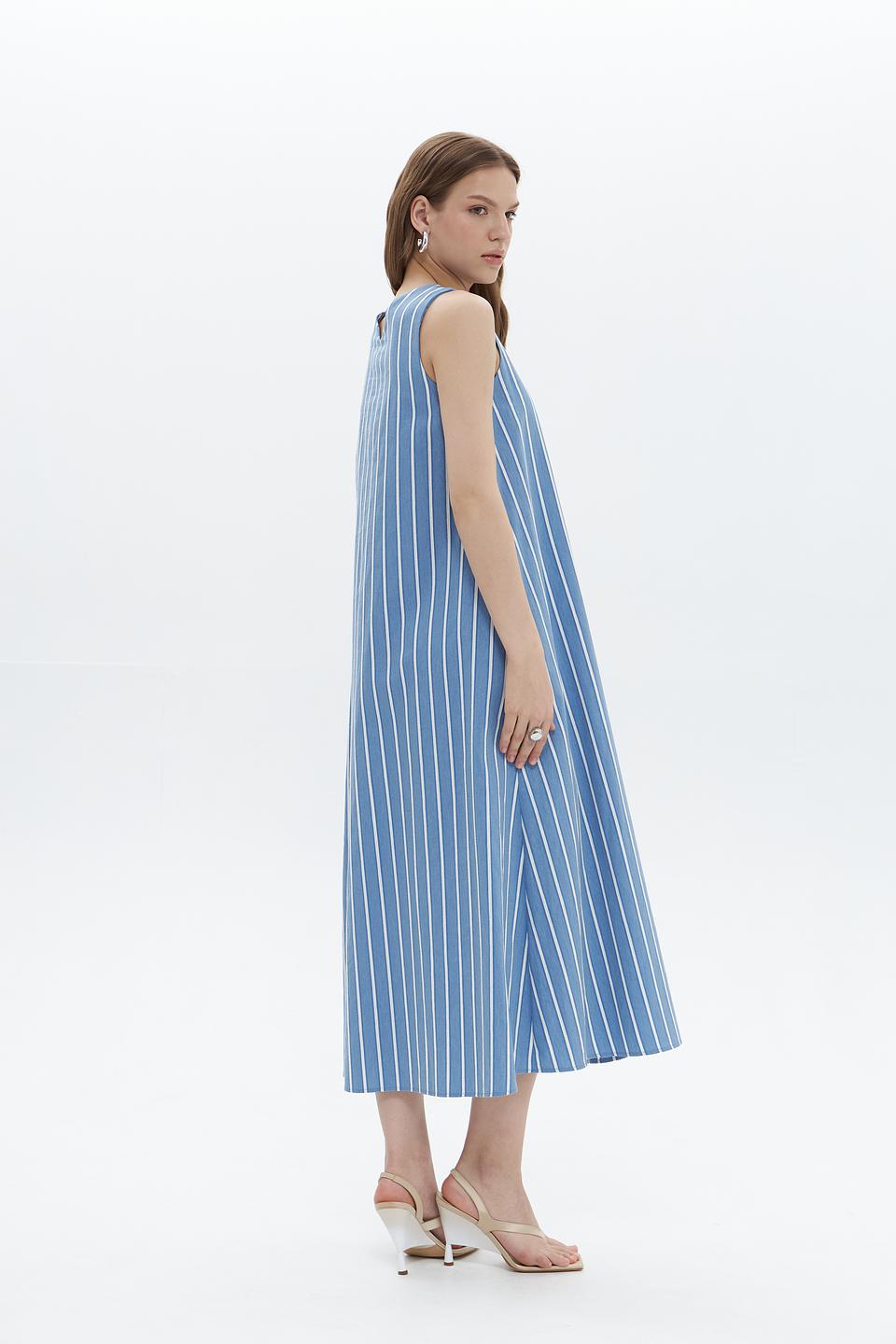 Платье Croche в полоску