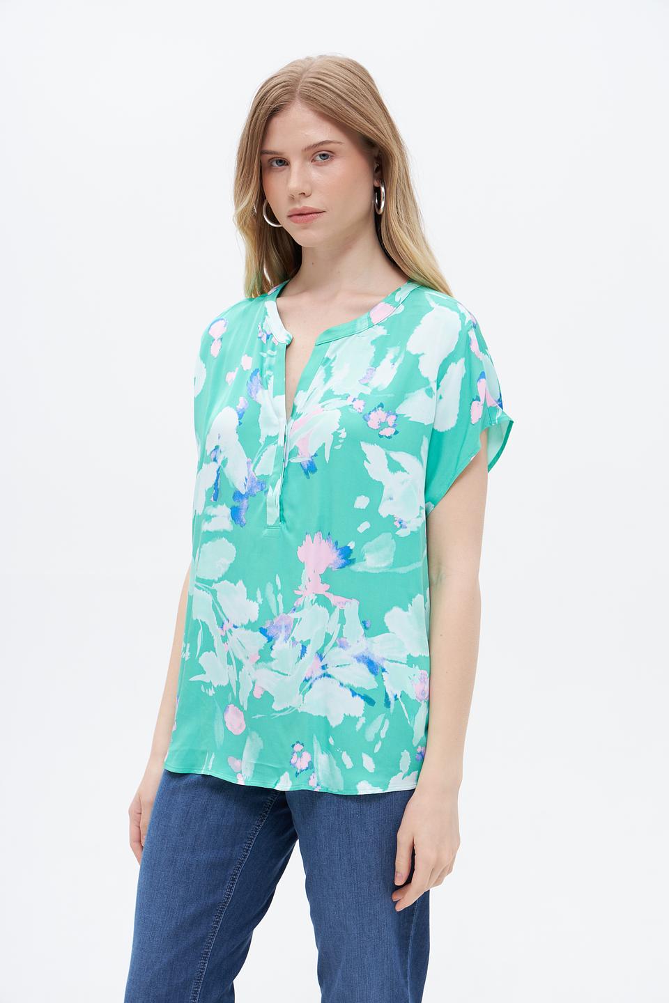 Блуза Taifun с цветочным принтом