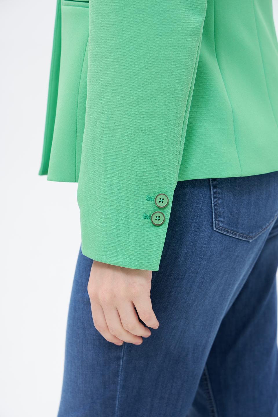 Жакет Taifun приталенный, зеленый