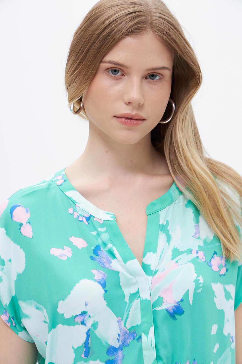 Блуза Taifun с цветочным принтом