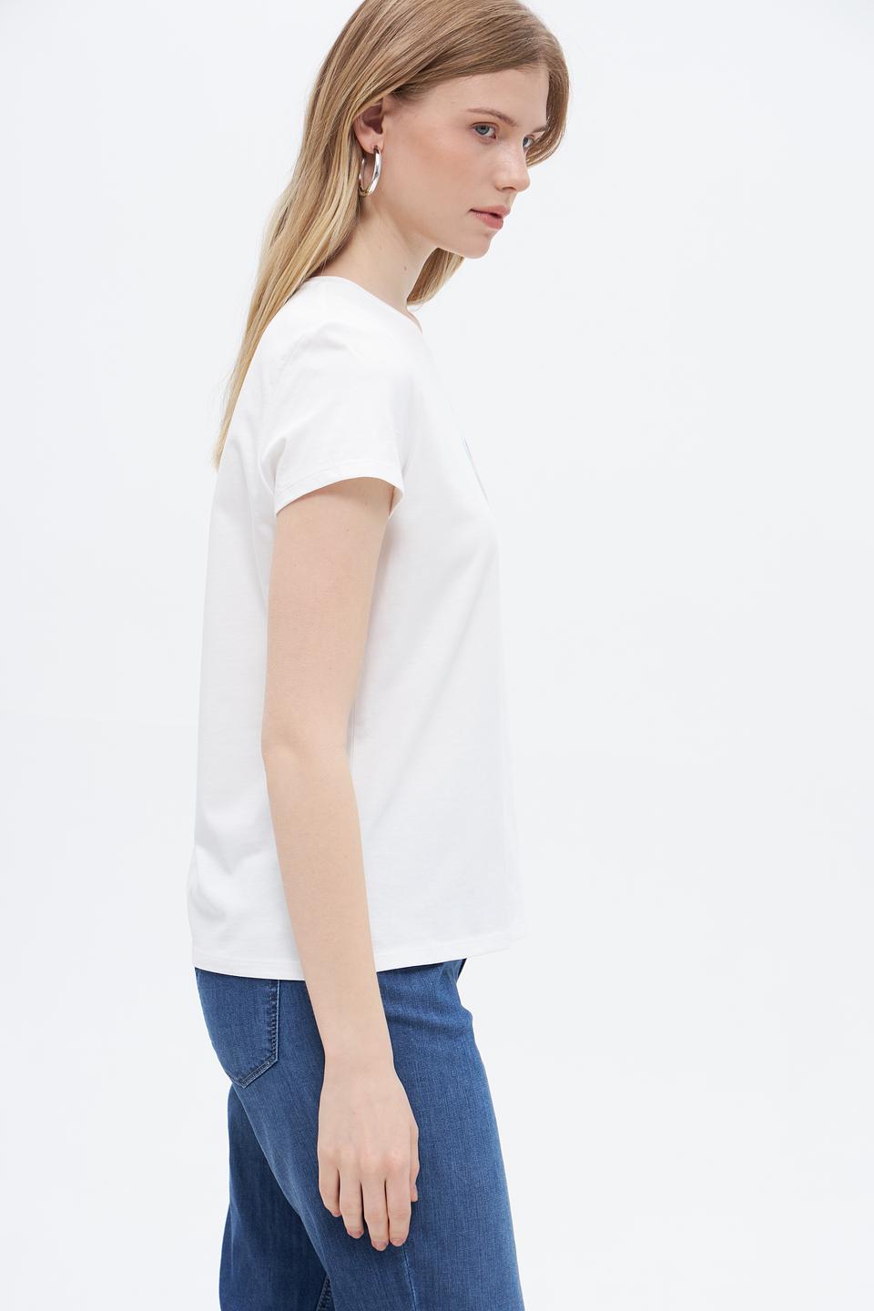 Футболка Taifun с цветочным принтом