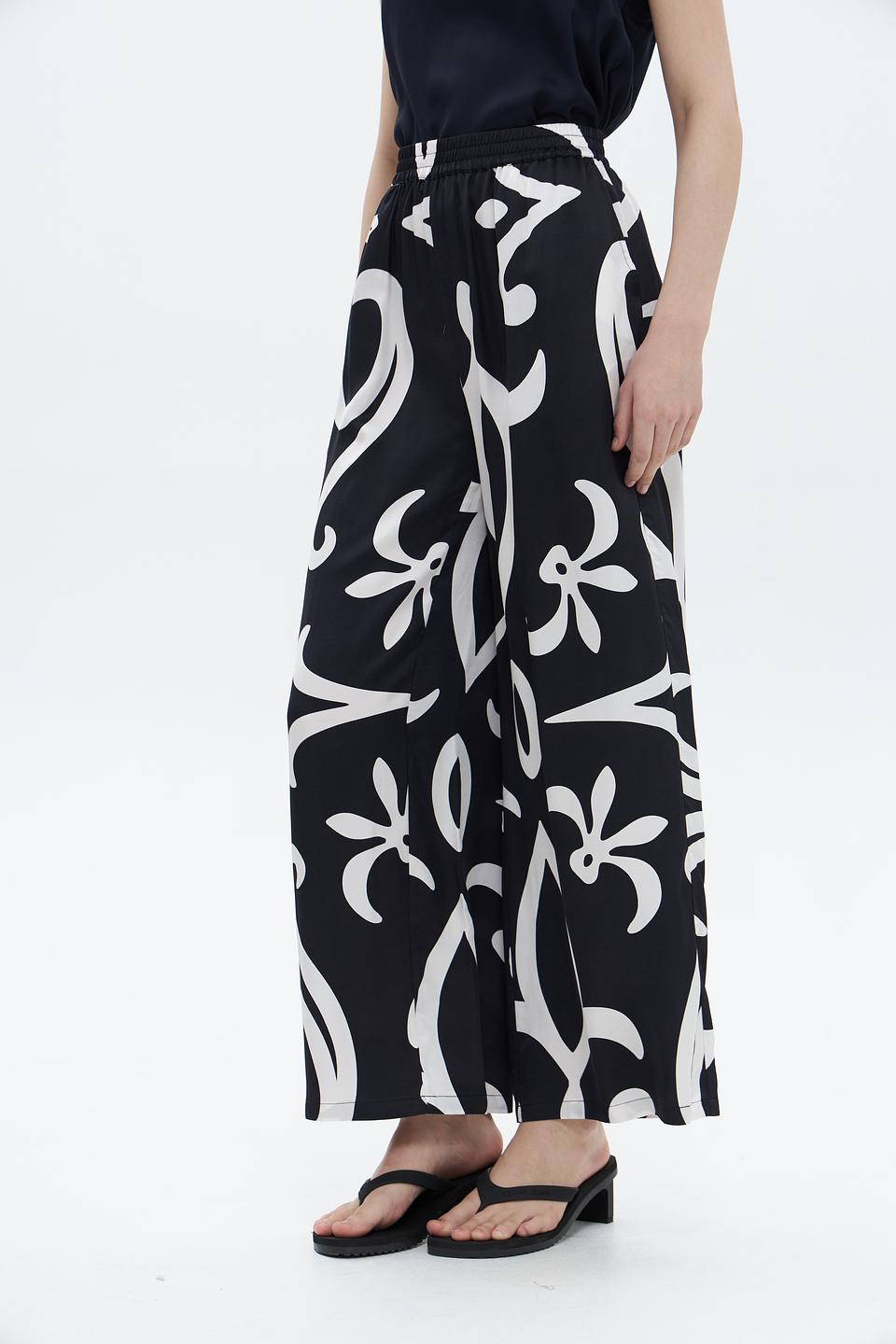 Брюки UNQ с принтом