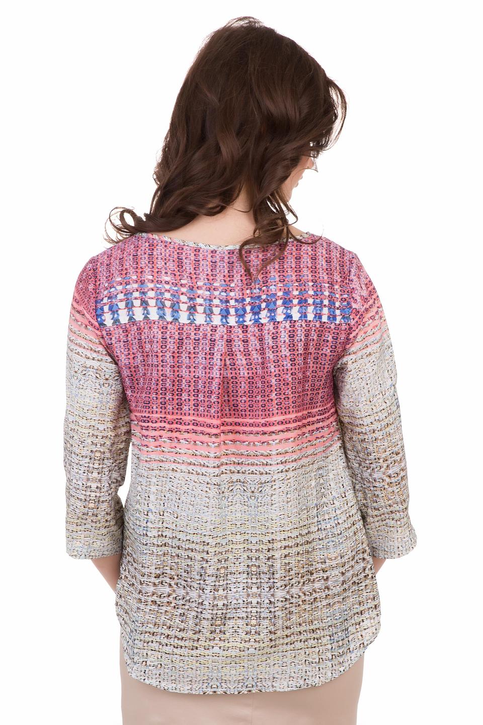 Блуза Locust розовая с принтом