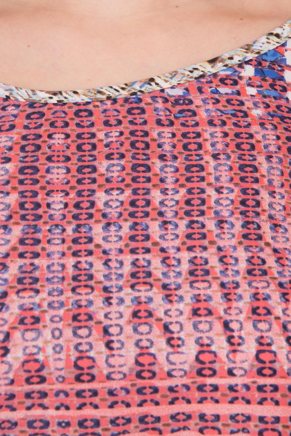 Блуза Locust розовая с принтом