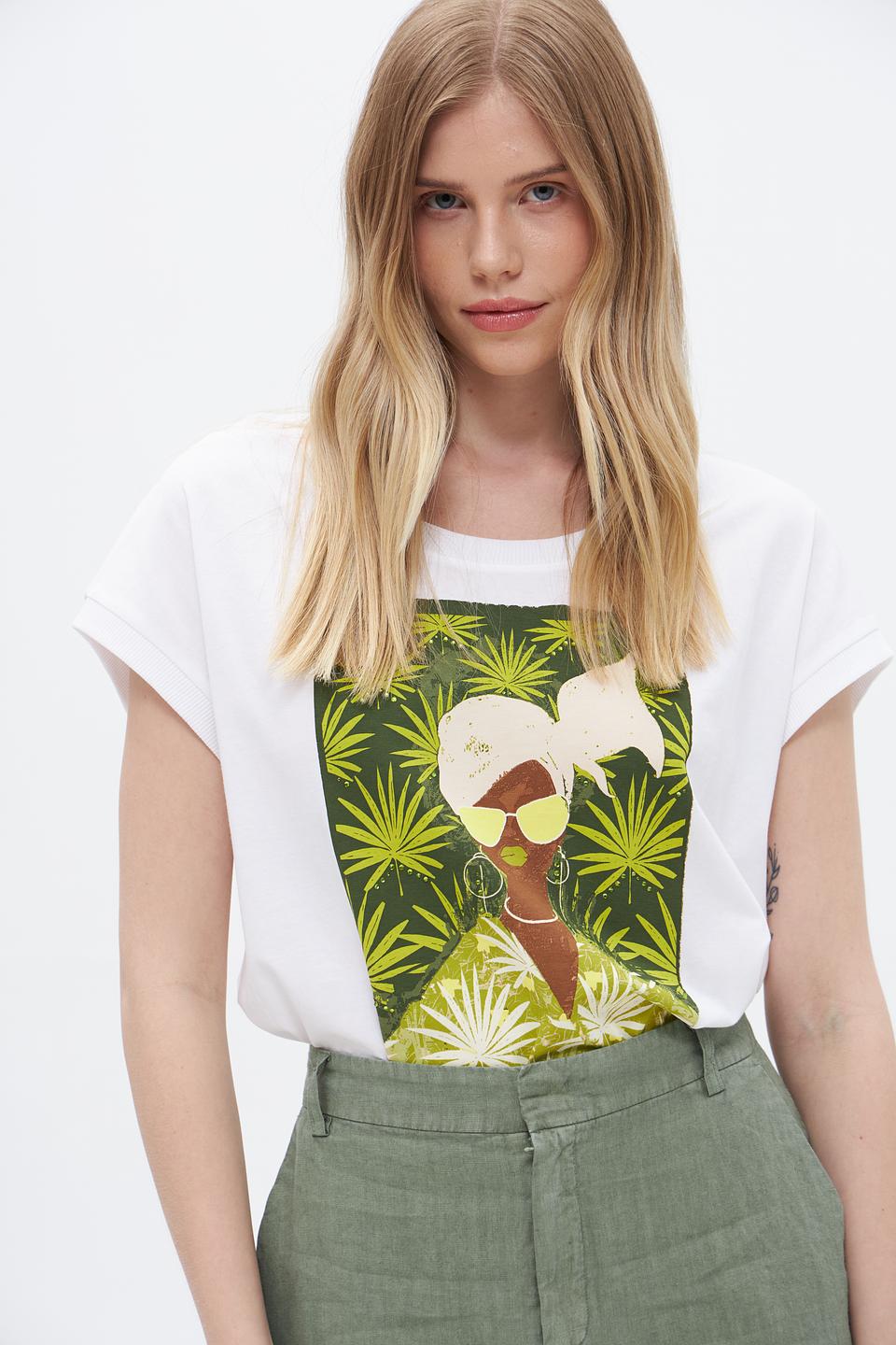 Футболка Oui с принтом