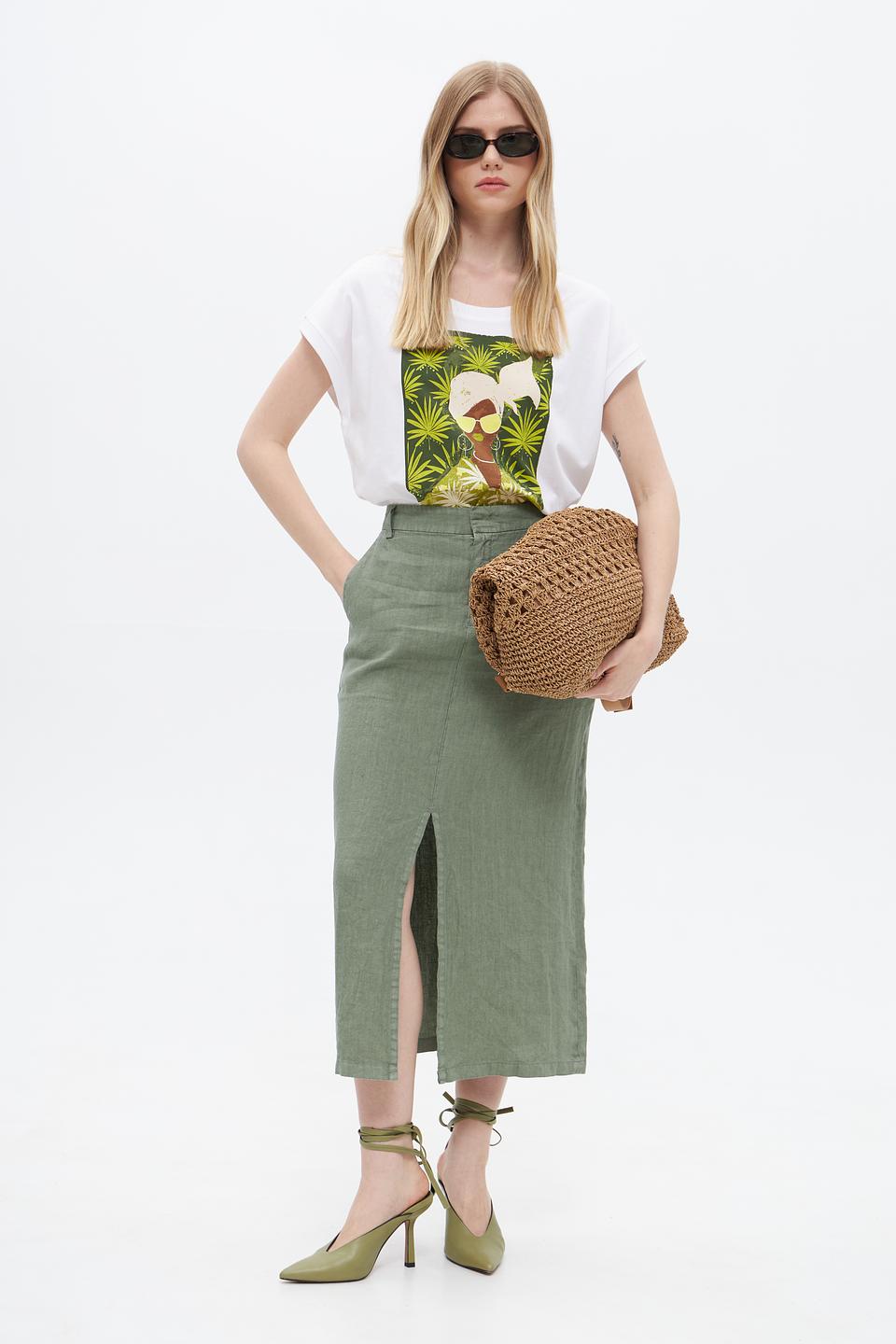 Футболка Oui с принтом