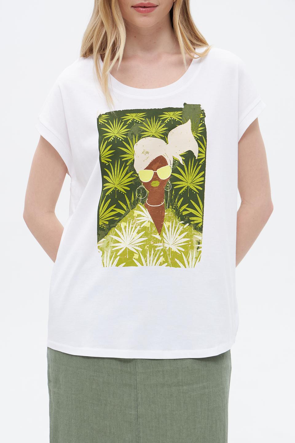 Футболка Oui с принтом