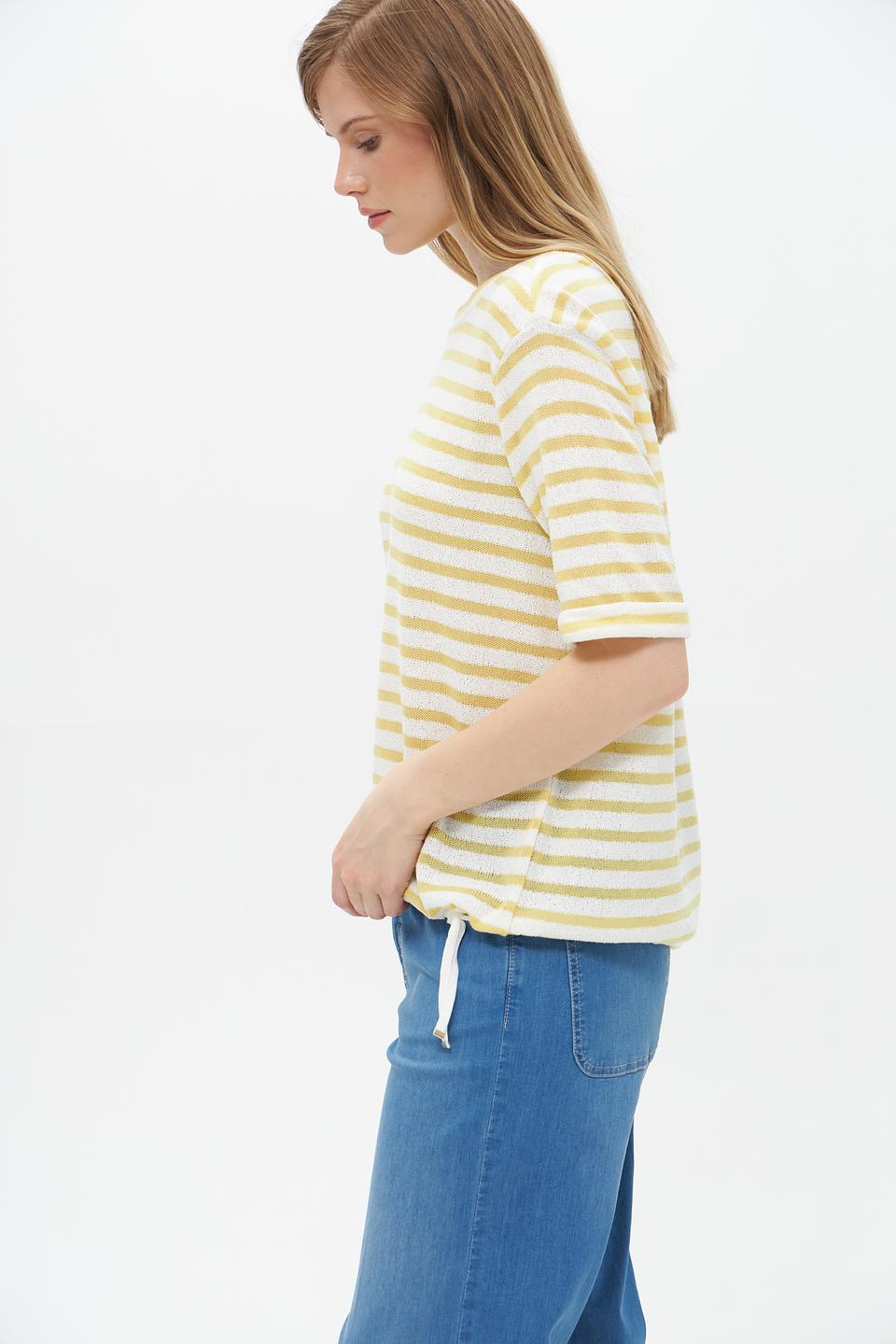 Пуловер Lecomte в полоску