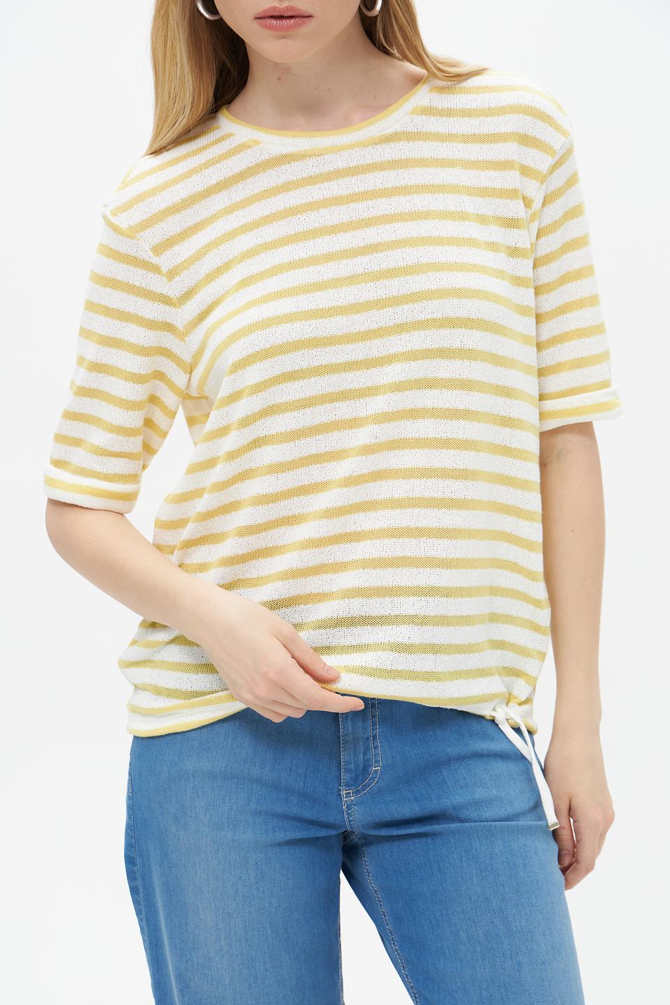 Пуловер Lecomte в полоску