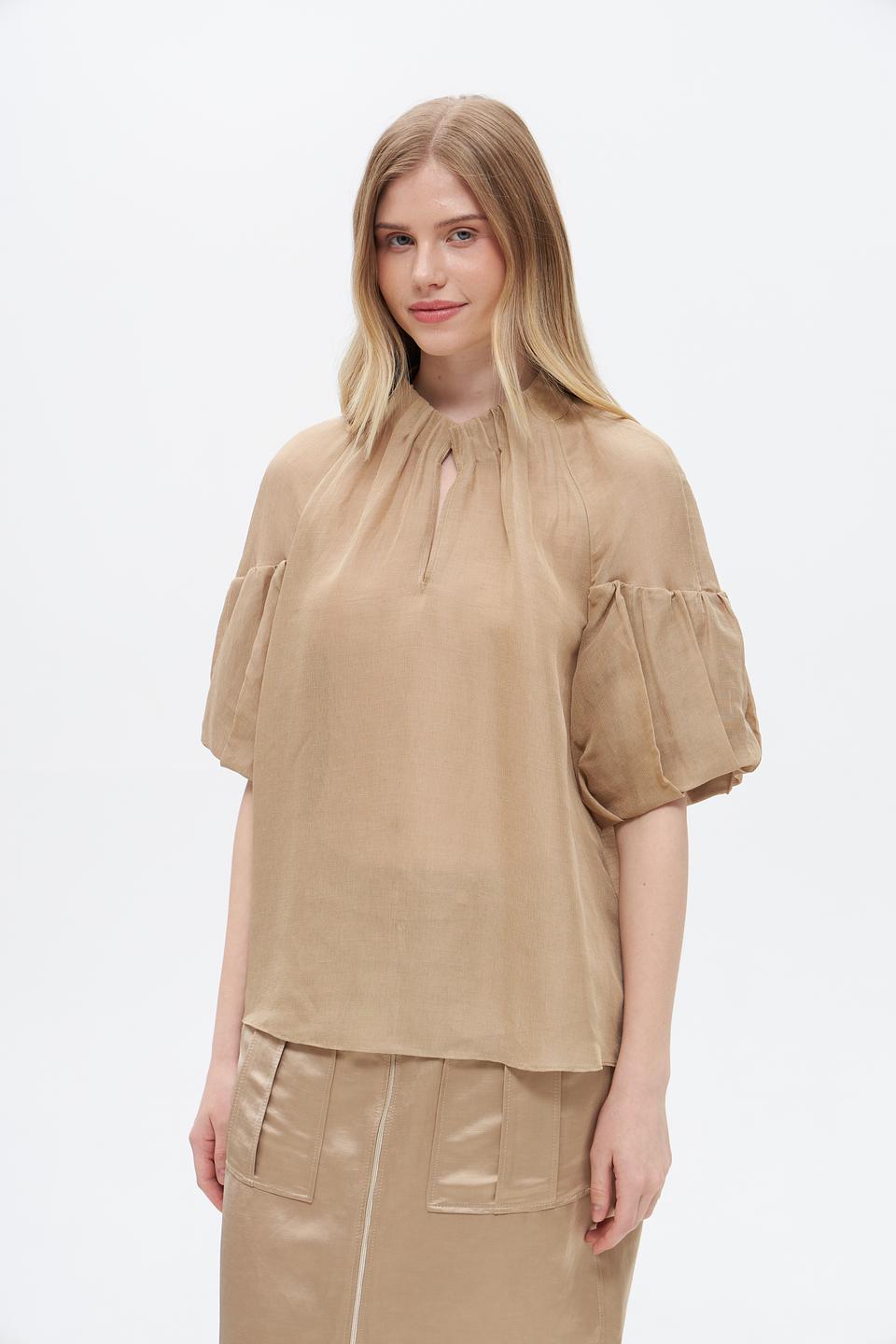 Блуза Marc Cain с рукавами-фонариками