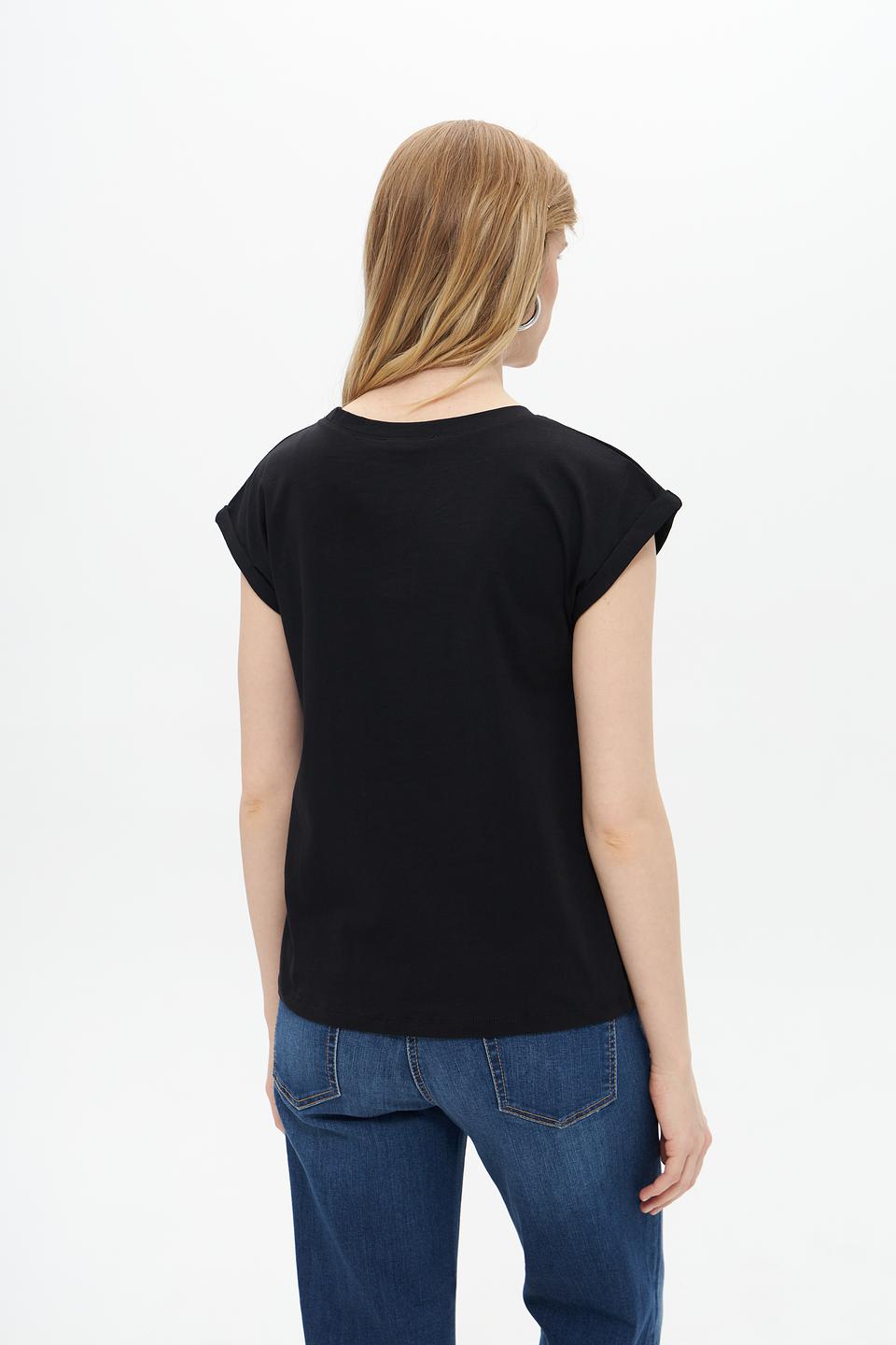 Футболка Pezzo с драконом чёрная