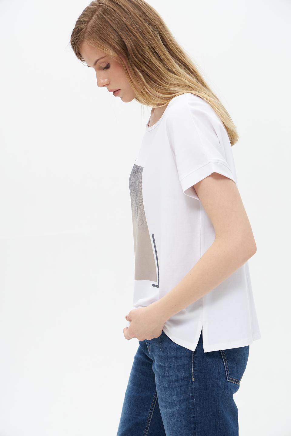 Футболка Pezzo с принтом белая