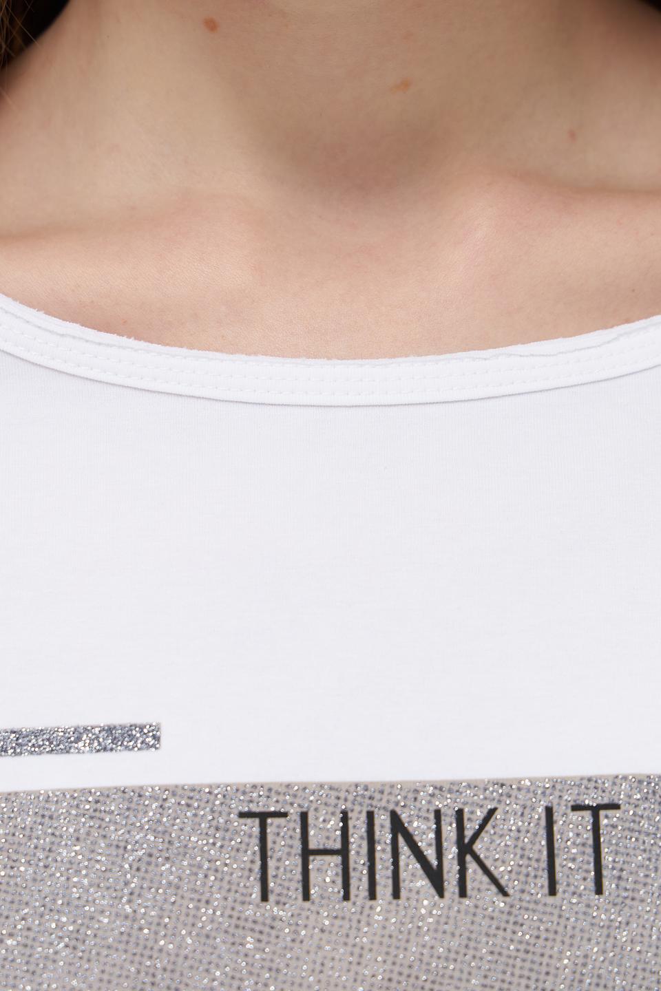 Футболка Pezzo с принтом белая