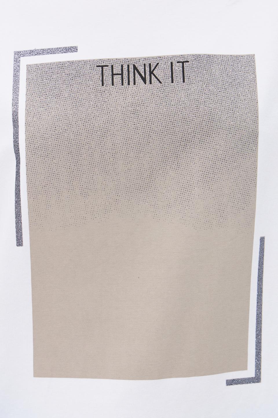 Футболка Pezzo с принтом белая